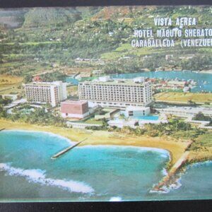 Vintage- Venezuela Sheraton Hotel Souvenir Coin Tray -Free Shipping